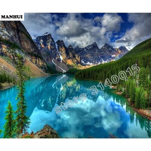 5D DIY Diamond Painting landscape Embroidery Full Square Diamond Cross Stitch Rhinestone Mosaic Painting Home Decor BCD072