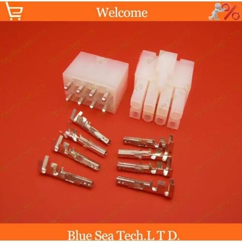 8 Pin/way 4.2mm 5557&5569 wire terminals electrical connector plug for PCB/CPU/car/motorcycle ect