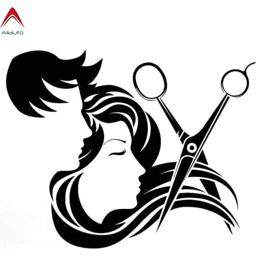 Aliauto Creative Car Sticker High Quality Hair Salon Stylist Hairdresser Barber Shop Vinyl Accessories PVC Decal,14cm*11cm