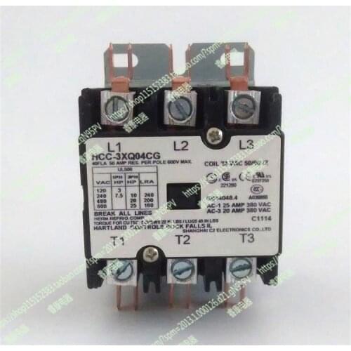 American air conditioning contactor compressor cutting machine contactor HCC-3XQ04CG 24V 110v 220v