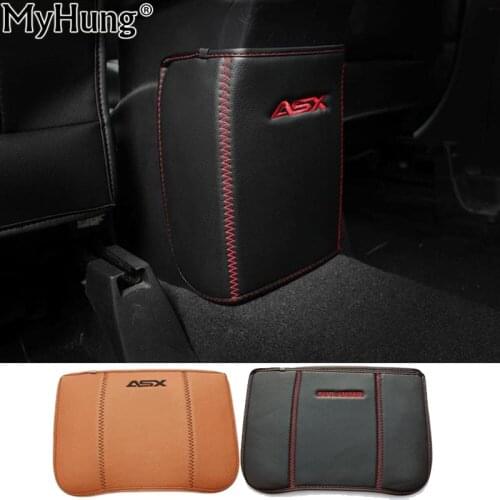For Mitsubishi ASX Outlander 2013 To 2016 Car Armrests Kick Pad Rear Seat Protection Interior Decoration Car Styling Accessories