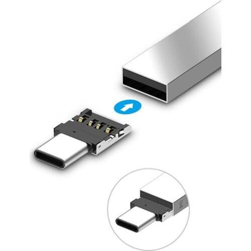 FFFAS USB 3.1 Type-C OTG Cable Adapter Small Cellphone Game Gaming Type C OTG Converter for Huawei P10 Xiaomi 6 Macbook Samsung