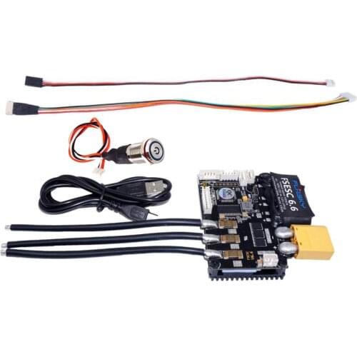 FSESC6.6 aluminum fin integrated fire flower switch VESC6 open source electrical modulation