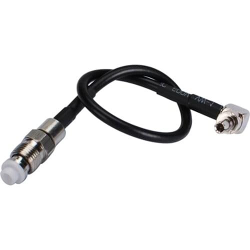Superbat FME Jack Female to CRC9 Male Plug Pigtail Cable RG174 15cm RF Coaxial Cable for Huawei Series 3G Modem