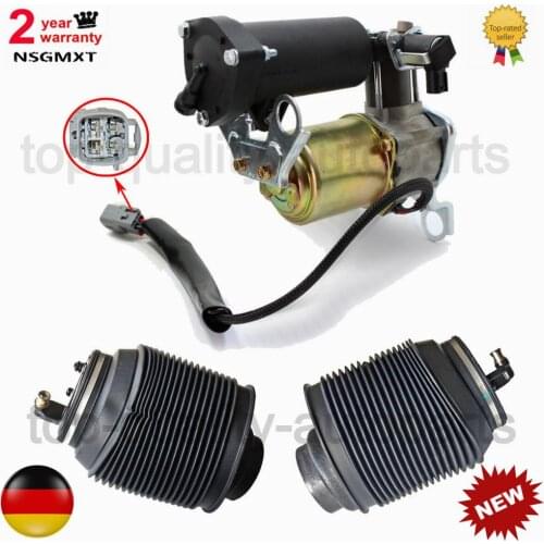 AP01 Air suspension Compressor with DRYER & Spring bag Kit For Toyota 4 Runner Lexus GX470 Land Cruiser Prado 120 J12 2003-2009