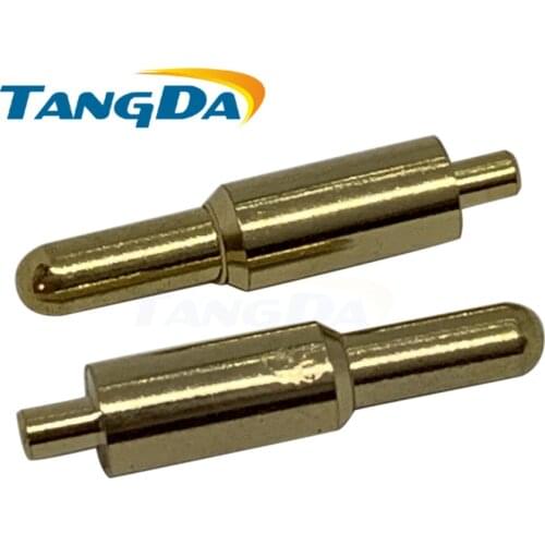 4.5 21 PCB plate contact thimble 4.5x21mm spring probe pogopin connector probe battery conductive needle can customize TANGDA AG