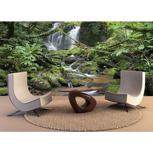 Custom Wallpaper Murals Matai Falls Self Adhesive Vinyl Wall Sticker Wall Paper Art Wall Painting Living Room