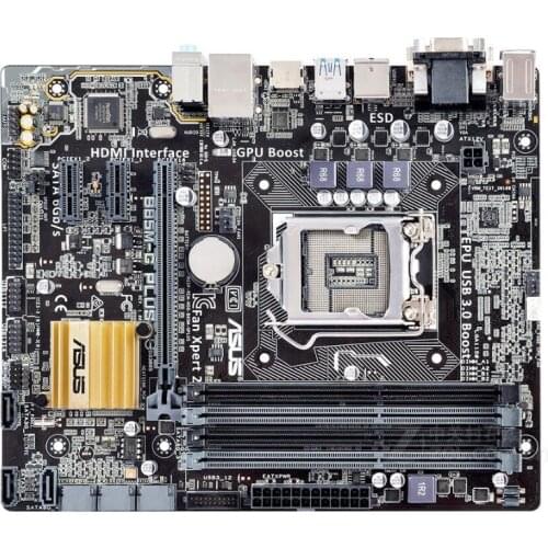 Original motherboard for ASUS B85M-G PLUS DDR3 LGA 1150 i7 i5 i3 32G SATA3 UBS3.0 B85 desktop motherboard