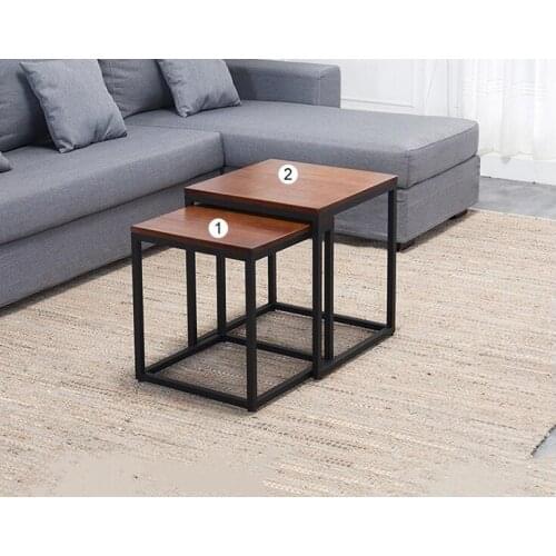 Simple modern sofa side corner several American retro bedside cabinet corner table Nordic creative small coffee table phone tabl