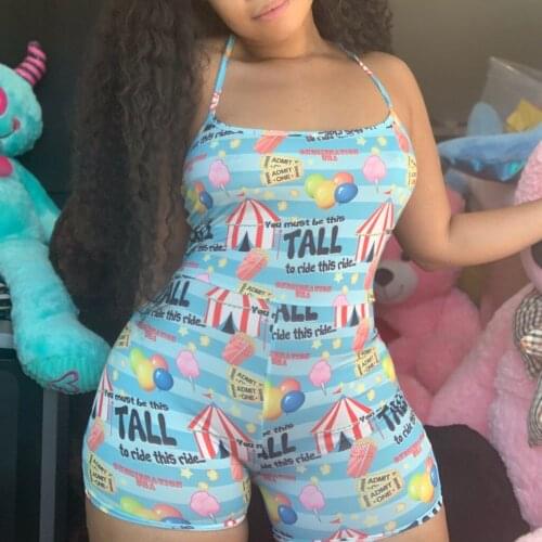 Sexy Women Bodysuit Sleeveless O Neck Bodycon Stretch Leotard Bodysuit Button Short Romper Pajama Sleepwear Jumpsuit