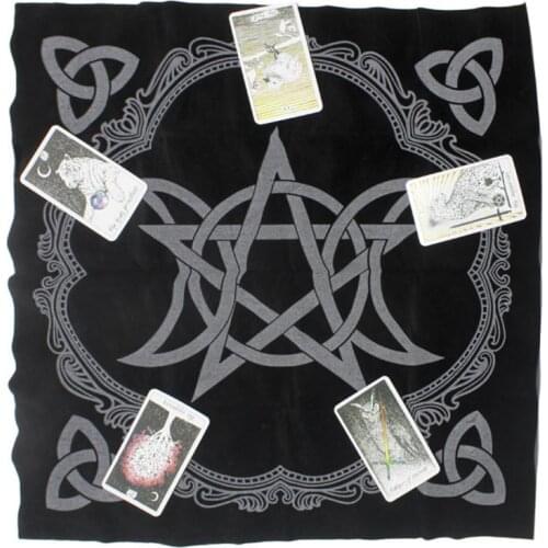 12 Constellations Tarot Card Tablecloth Velvet Divination Altar Cloth Board Game Fortune Astrology Oracle Card Pad