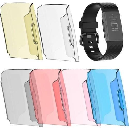 PC Screen Protector for Fitbit Charge 3 / SE Ultra Slim Soft Full Cover Case Can be Touched Transparent Color High Quality 11.1