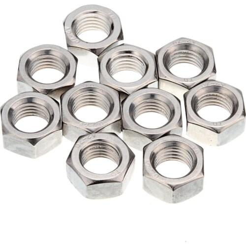10 pcs M16 Nuts A2 Stainless Steel Hex Nuts To Fit Our Bolts and Screws