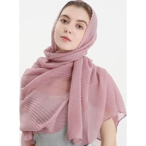 180*90Cm Fashion Maxi Scarves Plain fold Jersey Hijab Solid Muslim headscarf Wrap Neck Foulards Muslim Sjaal Snood