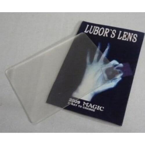 2 Pcs/Lot LuborS Lens X-Ray To Change Paul Harris Gimmick Card Magic Tricks,Close Up Magic,Illusions,Street