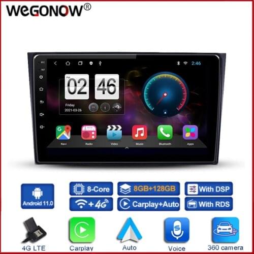 360 Panoramic Camera Canbus Carplay 6G+128G Android 10.0 Car DVD Player GPS WIFI Bluetooth RDS Radio For Mazda CX-9 2006 - 2016