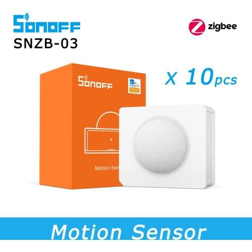 SONOFF SNZB 03 Zigbee Motion Sensor Human Body Sensor, Zigbee PIR Sensor, Work with SONOFF Zigbee Bridge, Smart Home Security