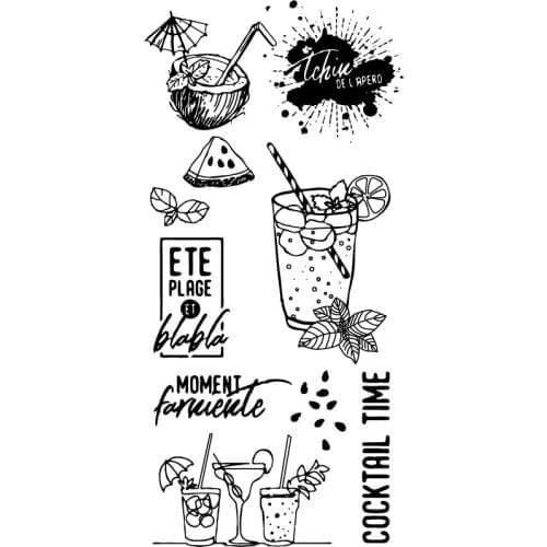 France transparent Clear Silicone Stamp/Seal for DIY scrapbooking/photo album Decorative clear stamp sheets B042