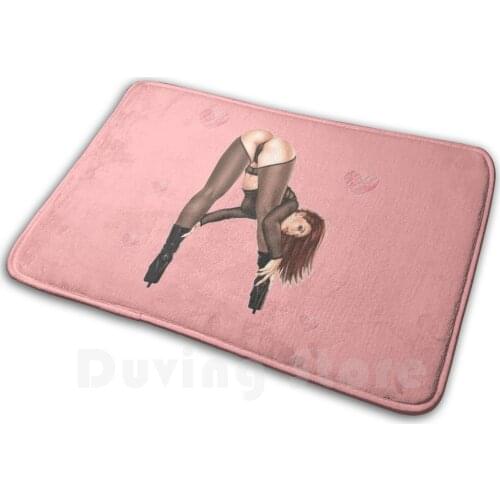 Anime Girl Carpet Mat Rug Cushion Soft Yandere Couple Rias Gremory Senpai Cute Weeb Anime Lover Oppai Cute Lewd Ecchi