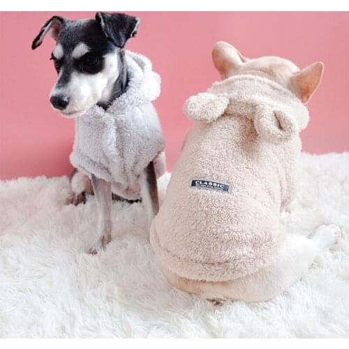 2018 New Winter Warm Dog Clothes for Small Dogs Thickening Coat for Chihuahua Puppy Jacket Hoodies for Yorkshire Pet Costume XXL