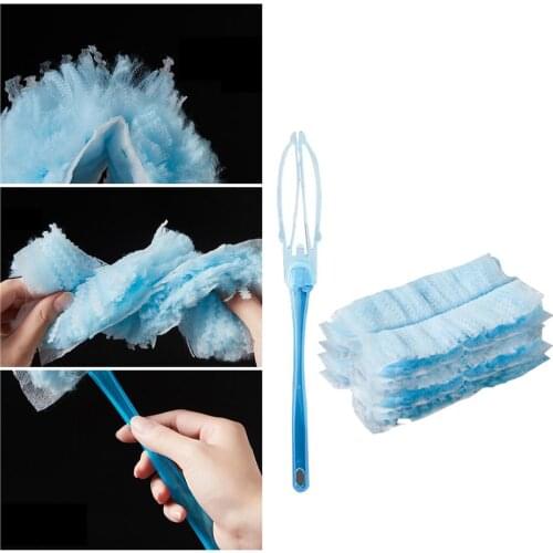 Duster Disposable Electrostatic Absorbent Fiber Duster Household Cleaning Microfiber Dusting Brush Extend Stretch Feather