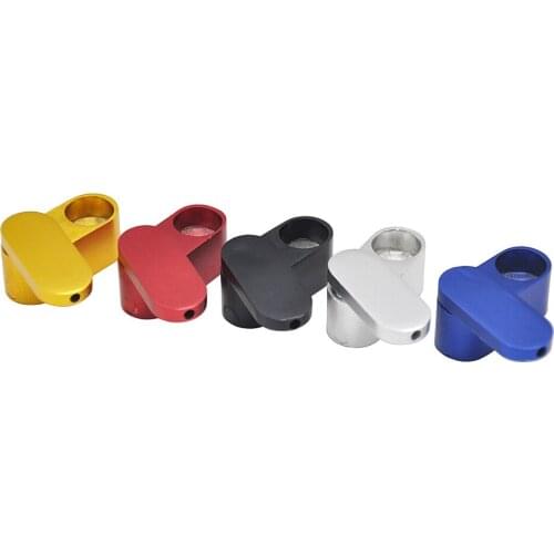 2019 New arrrivals Aluminum double cigarette pipe swivel portable pipe mini double fold Smoking pipe