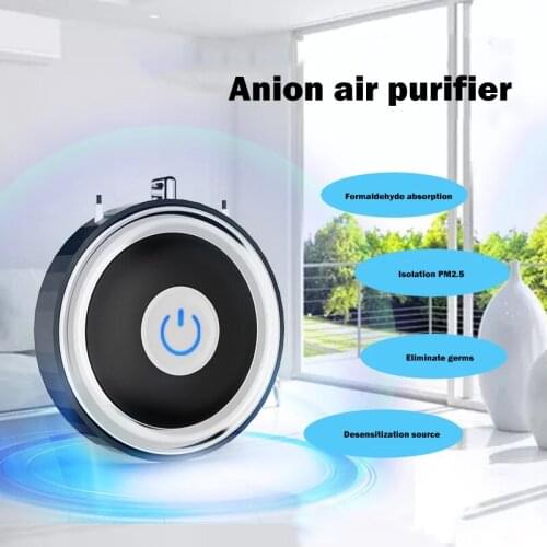 Mini Air Purifier Portable Negative Ion Household Anion Generator Necklace USB Charging Hanging Neck Air Purifier