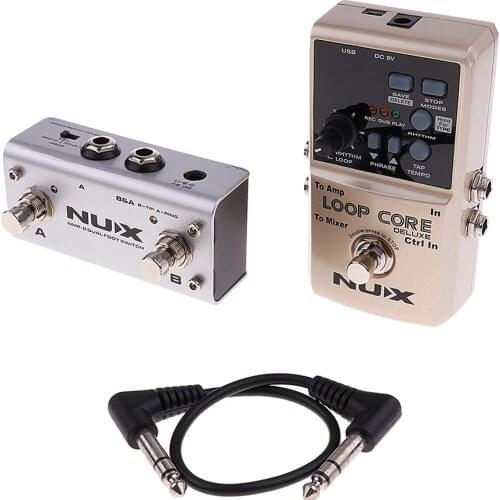 NUX Loop Core Deluxe Effects Processor Mini Guitar Effect Pedal True Bypass for Electric Guitar Parts