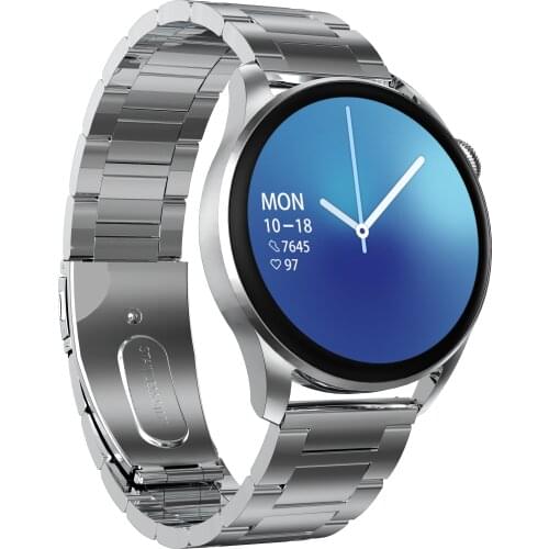 DT3 Smart Watch 1.36 inch 390*390 HD IP68 ECG PPG Heart Rate Watch Face Blue tooth Call / Music Smartwatch + extra strap VS L13