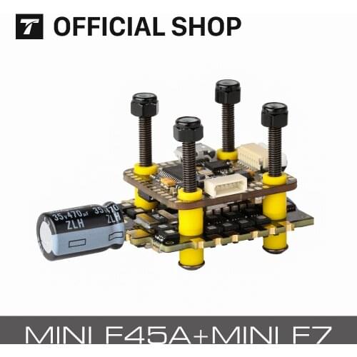 T-motor MINI F45A+ MINI F7 Flight Controller+ ESC for FPV RC Drone Freestyle Racing Quadcopter