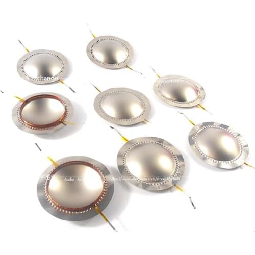 8pcs 8 ohm 51.2mm Titanium dome diaphragm Tweeters voice coil 51core 8ohm