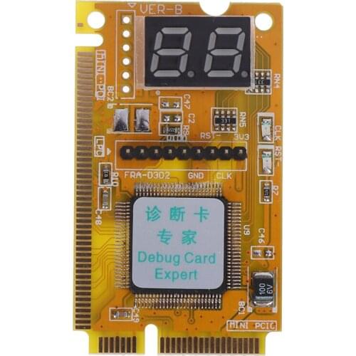 1pc New 3 In 1 Mini PCI/PCI-E LPC PC Laptop Analyzer Tester Diagnostic Post Test Card