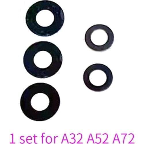 10Set For Samsung Galaxy A32 A325 A326 A52 A525 A526 A72 A725 A726 Rear Back Camera Glass Lens Cover with Ahesive Sticker