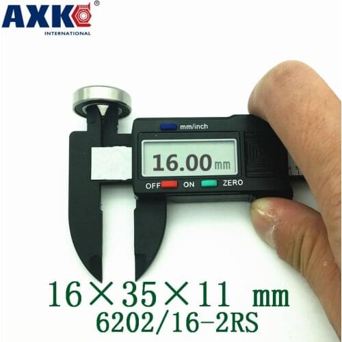 2021 Limited Sale Axk 16mm Ball Bearings 6202-16 2rs 6202/16-2rs 6202 Bearing 16x35x11 Mm Cnc,motors,machinery,auto 16*35*11
