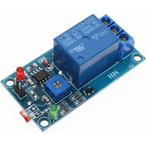 5pcs 5V Light Photoswitch Sensor Switch LDR Photoresistor Relay Module Light Detection Photosensitive Sensor Board