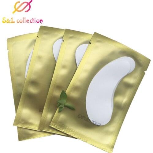 50pairs/pack New Eyelashes Paper Patches Under Eye Pads Lash Paper Patch Eye Tips Sticker Wraps Eyelash Extension Make Up Tools