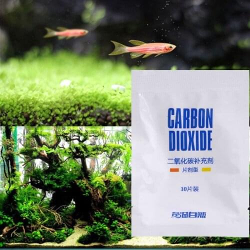 Aquarium Co2 Tablet Carbon Dioxide Supplements Fish Tank Diffuser Water Plants L4MB