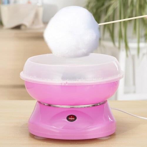 Electric DIY Sweet Cotton Candy Maker Marshmallow Machine MINI Portable Cotton Sugar Floss Machine JK-MO5 US Plug