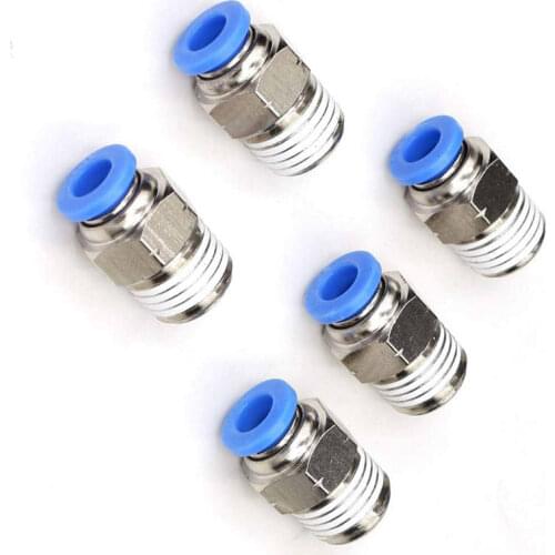 The Push in Quick Touch to Connect Fitting 1/4" OD Tube x 1/4" Male NPT Thread Pneumatic Straight Joints/Coupler