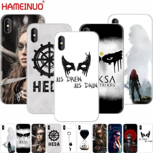 HAMEINUO Heda Lexa The 100 cell phone Cover case for iphone X 8 7 6 4 4s 5 5s SE 5c 6s plus