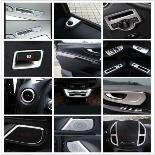 For Mercedes Benz Vito 2014 - 2018 Chrome Interior Covering Panel Car Styling Accessory