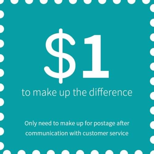 Add postage fee or difference of prices,please contact the seller