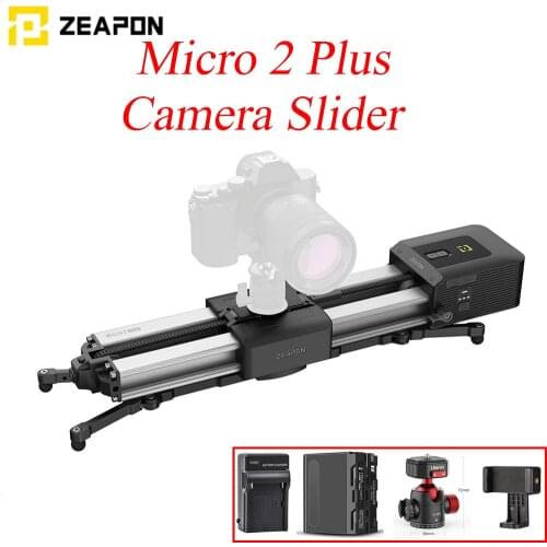 Zeapon Micro 2 Plus Camera Electric manual Slider Portable Travel Distance 54cm/21.2in 4.5kg All-Direction Capacity Motorized