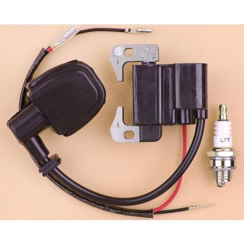 Ignition Coil Spark Plug Kit For Robin NB411 EC04 BG411 CG411 Trimmer Brushcutter
