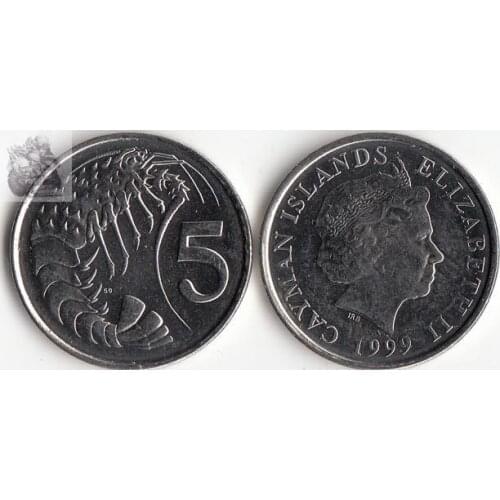 Cayman Islands 25 Cents America Coins Decor New Original Coin UNC Commemorative Edition 100% Real