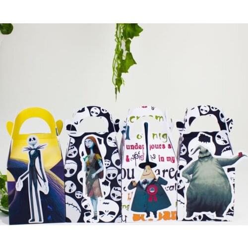 Nightmare Favor Box Candy Box Gift Box Cupcake Box Boy Kids Birthday Party Supplies Decoration Event Party Supplies