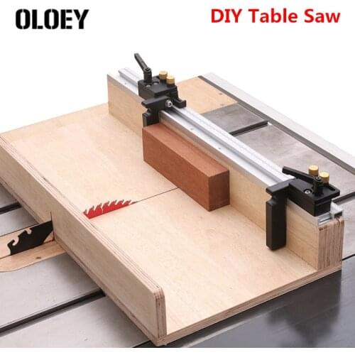 Scale Rail Miter Track Stop Limit T-Track T-Slot Miter Stand Chute Locator Gauge Fence Guide Retainer DIY Woodworking Table Saw