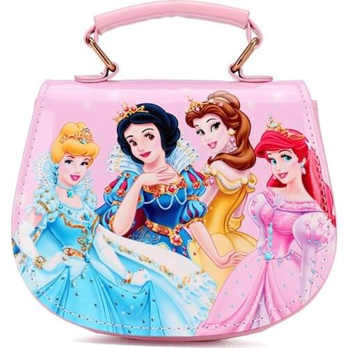 Disney new autumn childrens bag handbag Snow White Korean messenger bag baby frozen girl school bag