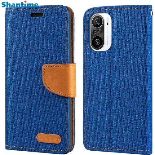 Oxford Leather Wallet Case For Xiaomi Redmi K40 5G With Back Cover Magnet Flip Case For Xiaomi Redmi K40 Pro 5G Redmi K40 Pro