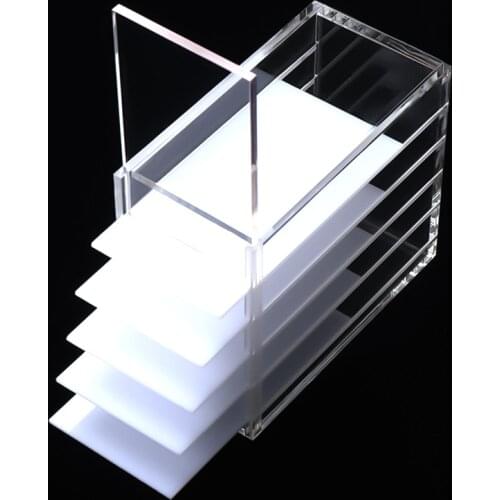 Acrylic Cosmetic Storage Makeup Organizer Clear Eyelash Storage Box Eyelashes Glue Pallet Holders Grafting Eyelash ExtensionToo